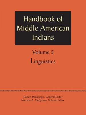 cover image of Handbook of Middle American Indians, Volume 5